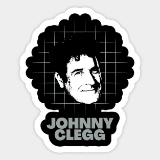 Johnny clegg -> retro Sticker